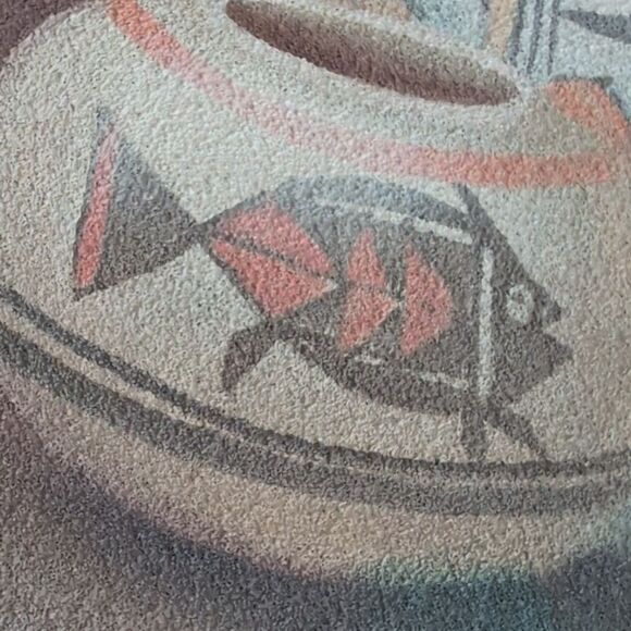 Vintage 90s Myung Mario Jung Sand Painting‎ Pueblo Native American Pottery - Picture 3 of 10
